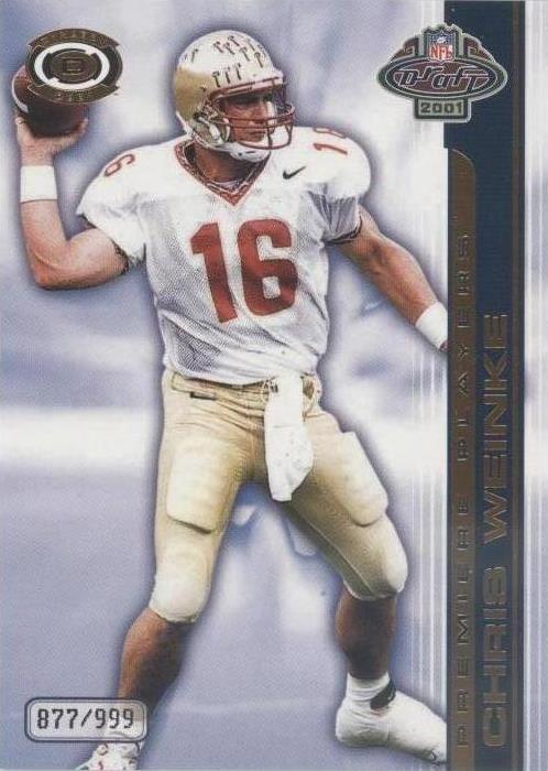 2001 Pacific Dynagon Chris Weinke #20