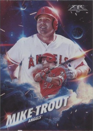 2017 Topps Fire - Mike Trout #F-5
