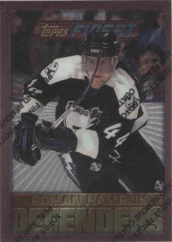 1995-96 Topps Finest - Roman Hamrlik #93