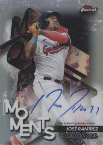 2024 Topps Finest - Jose Ramirez #FMA-JRA