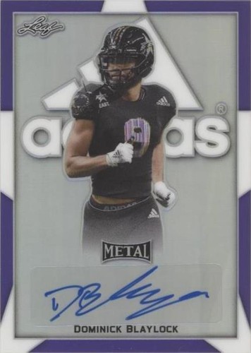 2019 Leaf Metal U.S. Army All-American Bowl Dominick Blaylock #BA-DB3