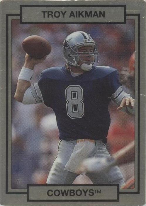 Troy Aikman #51 1990 lleno de acción