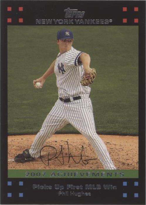 Juego de regalo Topps New York Yankees 2007 edición limitada - Phil Hughes #NYY55