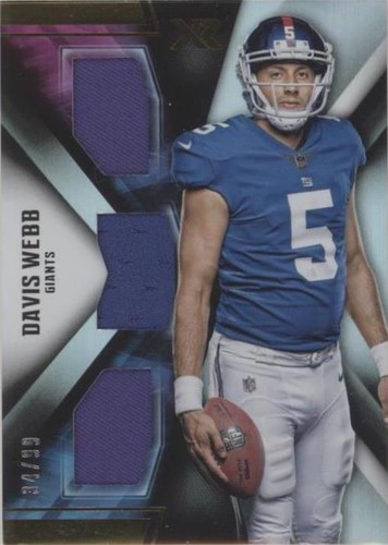 2017 Panini XR Davis Webb #RTTM-DWB