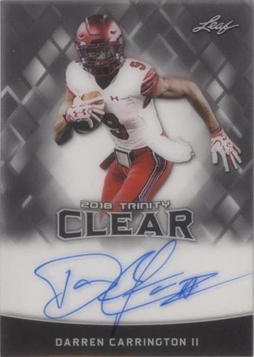 2018 Leaf Trinity Darren Carrington II #CA-DC2