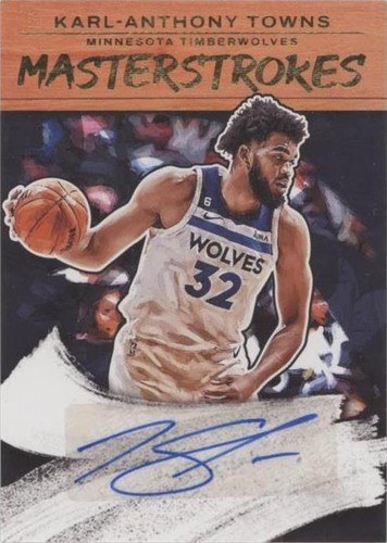 2022-23 Panini National Treasures NBA No. TD-KAT Karl-Anthony