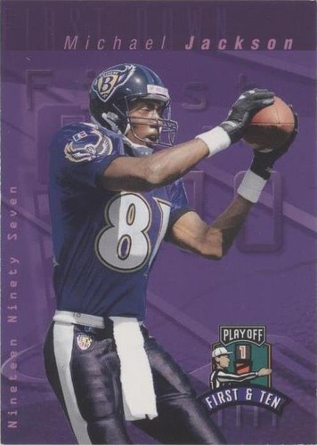 1997 Playoff First & Ten Michael Jackson #155