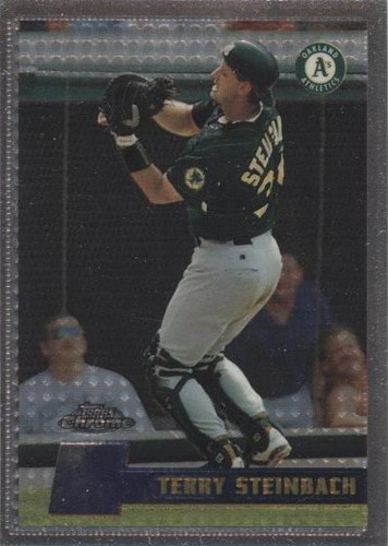 1996 Topps Chrome - Terry Steinbach #107