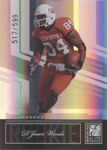 2007 Donruss Elite D'juan Woods #133