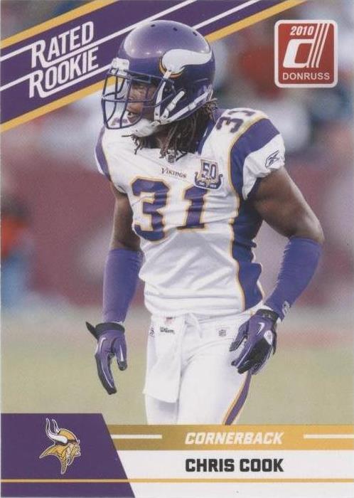 2010 Donruss Rated Rookie Chris Cook #17