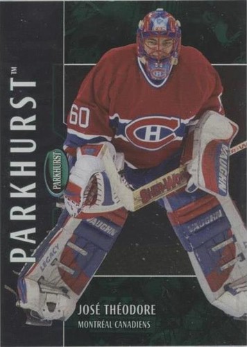 2002-03 In the Game Parkhurst - Jose Theodore #93