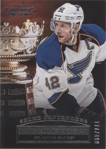 2013-14 Panini Playoff Contenders - David Backes #SC-16