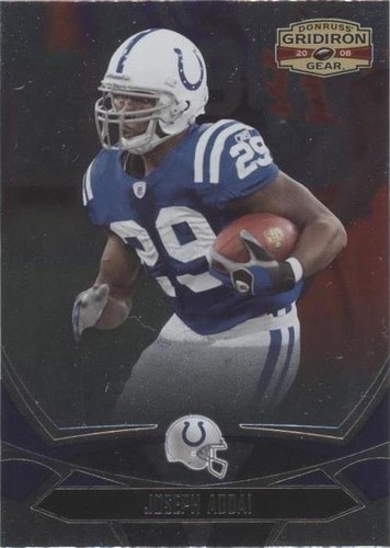 2008 Donruss Gridiron Gear Joseph Addai #43