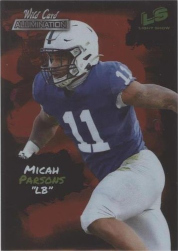 2021 Wild Card Alumination Micah Parsons #LS 13