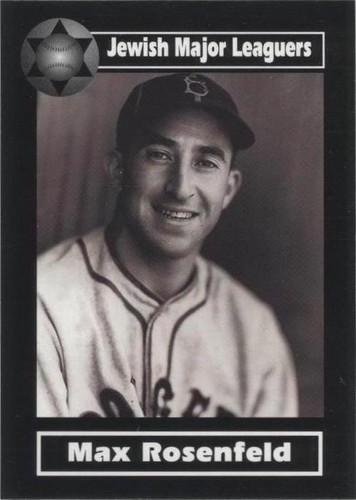 2003 American Jewish Historical Society Jewish Major Leaguers - Max Rosenfeld #48