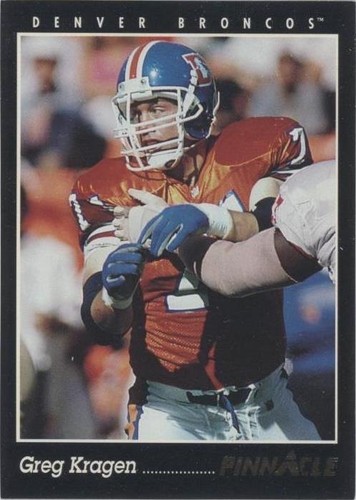 1993 Pinnacle Greg Kragen #340
