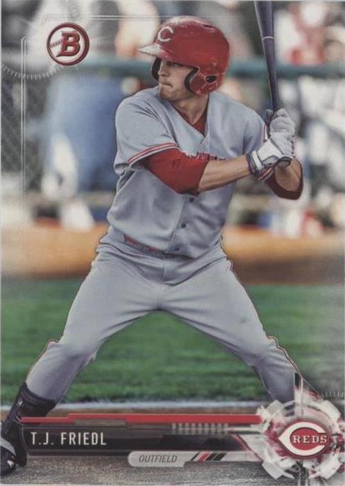 2017 Bowman Draft - T.J. Friedl #BD-8