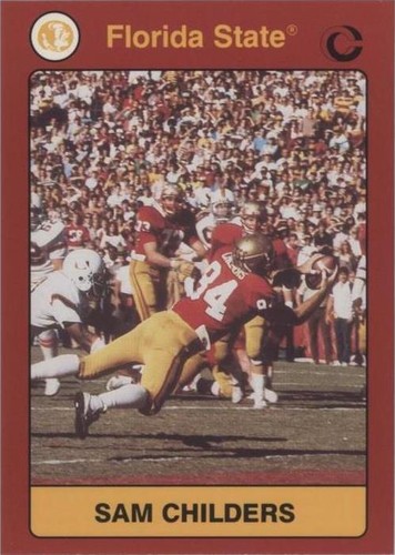 1991 Collegiate Collection Florida State Seminoles Sam Childers #39
