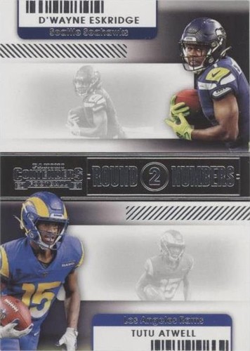 2021 Panini Contenders D'Wayne Eskridge Tutu Atwell #RN-DES