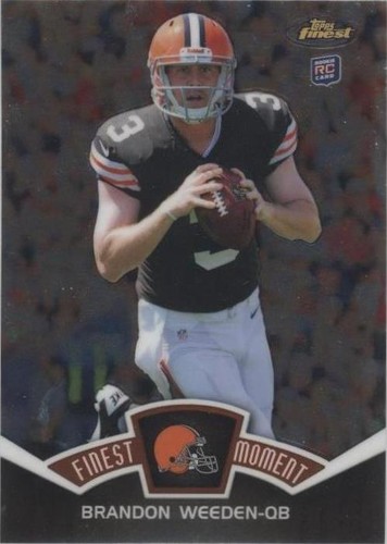 2012 Topps Finest Brandon Weeden #FM-BW