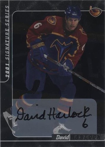 2000-01 In the Game Be A Player Signature Series - David Harlock #141