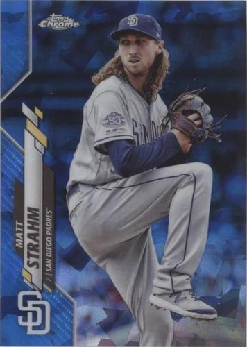 2020 Topps Chrome Sapphire Edition - Matt Strahm #164