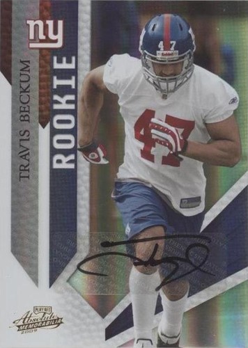 2009 Playoff Absolute Memorabilia Travis Beckum #195