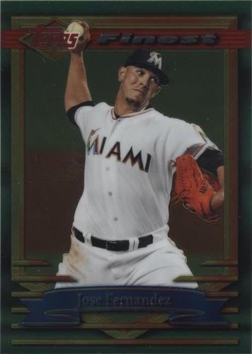 2014 Topps Finest - Jose Fernandez #94F-JF