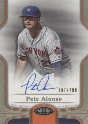 2020 Topps Tier One - Pete Alonso #BOA-PAL