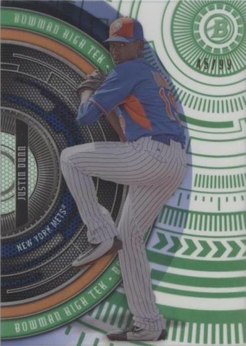 2017 Bowman High Tek - Justin Dunn #BHT-JD