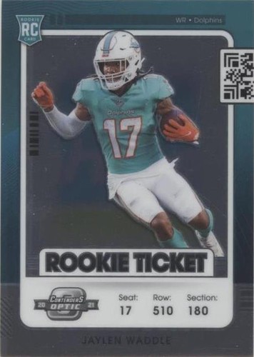 2021 Panini Contenders Optic Jaylen Waddle #73