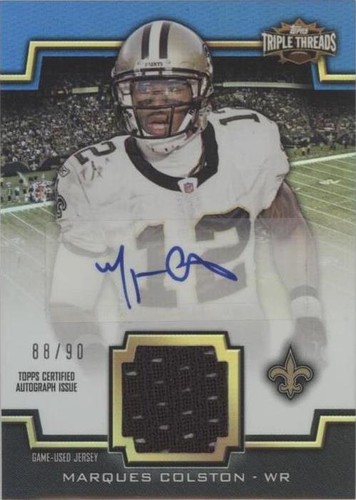 2011 Topps Triple Threads Marques Colston #TTUAR-26