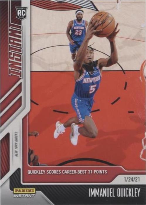 2020-21 Panini Instant - Immanuel Quickley #53