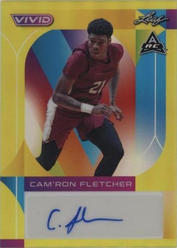 2022-23 Leaf Vivid - Cam’Ron Fletcher #BA-CRF