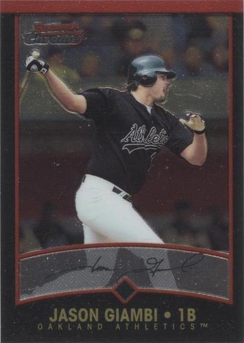 2001 Bowman Chrome - Jason Giambi #1