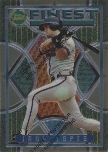 1995 Topps Finest - Javy Lopez #25