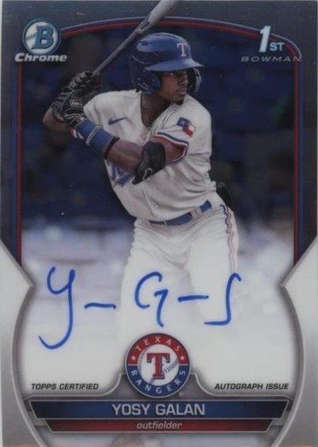 2023 Bowman Chrome - Yosy Galan #CPA-YGA