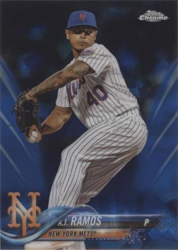 2018 Topps Chrome Sapphire Edition - A.J. Ramos #123