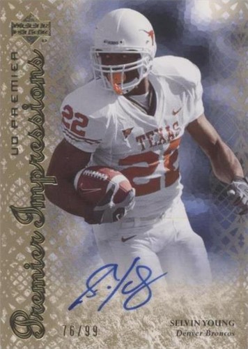 2007 UD Premier Selvin Young #PI-SY