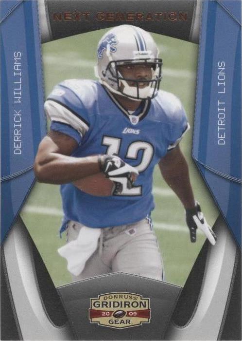 2009 Donruss Gridiron Gear Derrick Williams #31