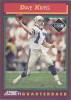1992 Score Dave Krieg #210