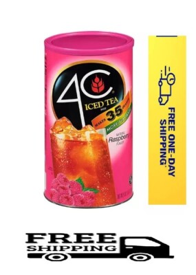 4C 35 QT Raspberry Iced Tea Mix 82.6 oz. FRESH FREE SHIPPING