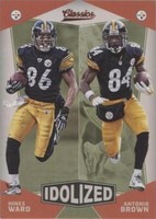 2017 Panini Classics Antonio Brown Hines Ward #10