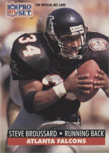 1991 Pro Set Steve Broussard #91