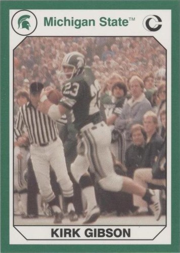 1990 Collegiate Collection Michigan State Spartans Kirk Gibson #49