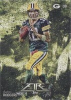 2014 Topps Fire Aaron Rodgers #74