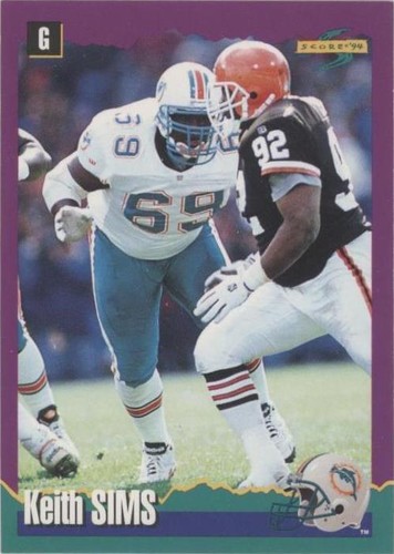 1994 Score Keith Sims #211