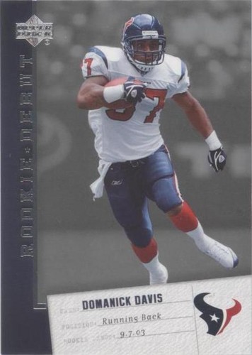 2006 Upper Deck Rookie Debut Domanick Davis #40