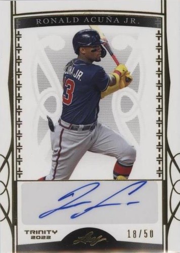 2022 Leaf Trinity - Ronald Acuña Jr. #BA-RAJ