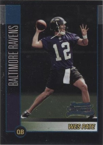 2002 Bowman Chrome Wes Pate #152